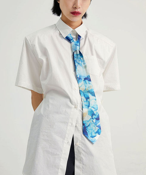 Blue Marble Wave Tie
